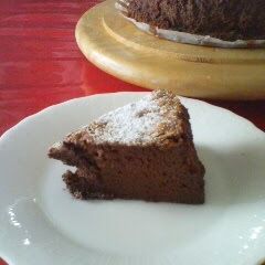 A picture of Easy Gateau au Chocolat with Only 3 Ingredients.