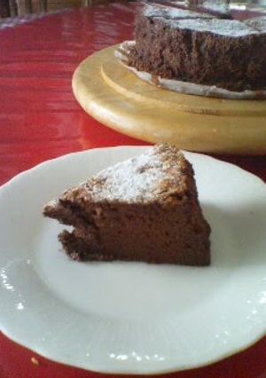 A picture of Easy Gateau au Chocolat with Only 3 Ingredients.