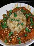 Fried Chicken Asian Rice Bowl