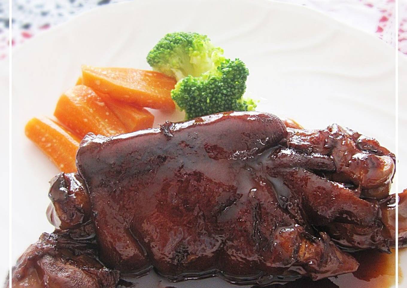 Pig Feet with Italian Balsamic Vinegar