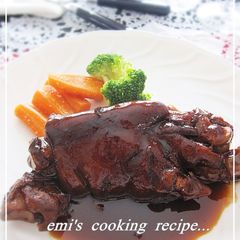 A picture of Pig Feet with Italian Balsamic Vinegar.