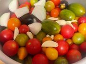 A picture of creamy vegetable soup