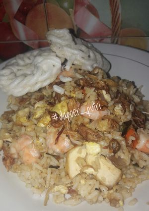 Foto resep Nasi goreng Campur 😄