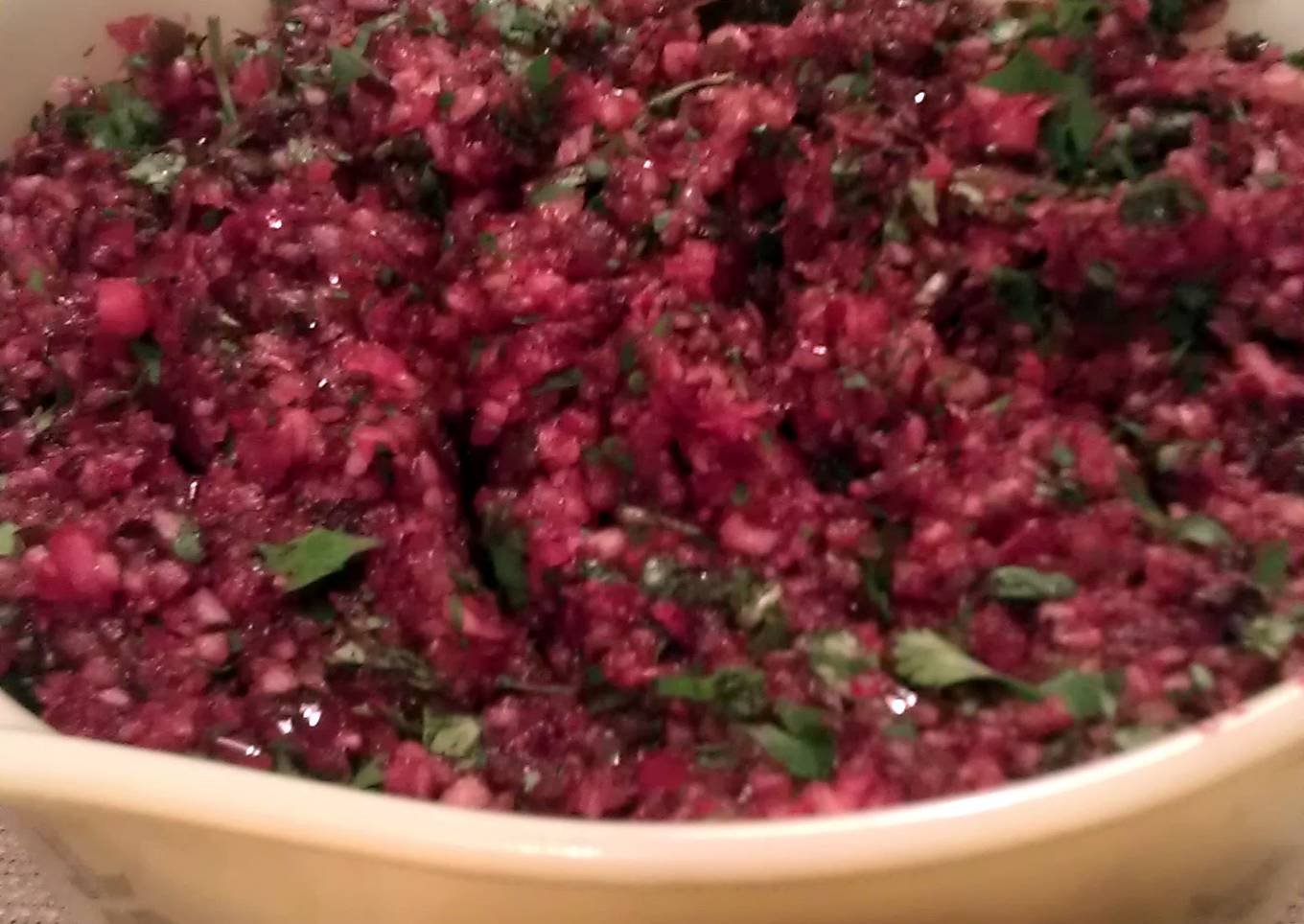 Cranberry salsa