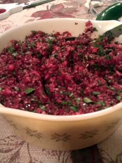 A picture of Cranberry salsa.
