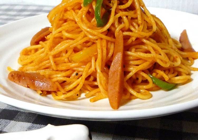 Recipe of Award-winning One-pan Napolitan Spaghetti