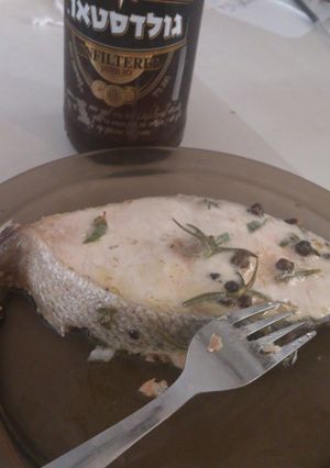 A picture of Butter and garlic salmon.