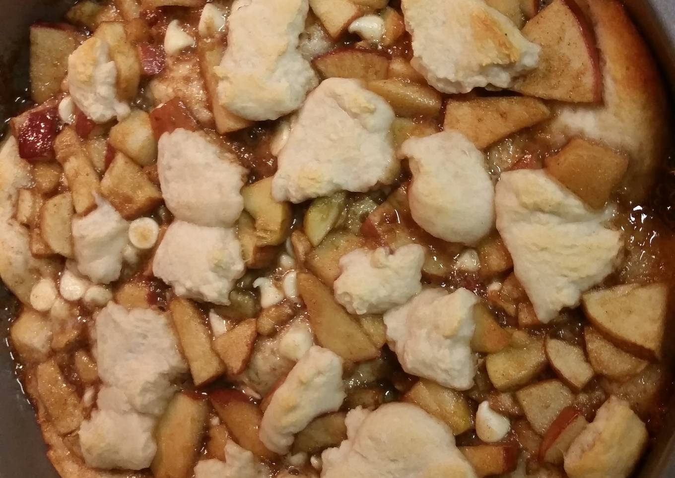 Apple Cinnamon White Chocolate Dump