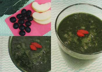 Easy Recipe Supergreen Smoothie Practical Delicious
