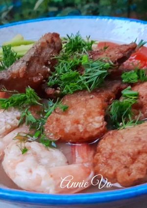 Hình của món Bánh đa cá diếc.