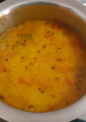 A picture of Masoor Tadka Dal.