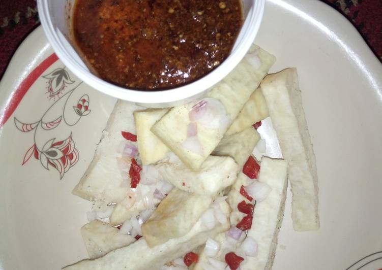 Step-by-Step Guide to Prepare Award-winning Fried yam and yaji | Satisfyingrecipe.web.app