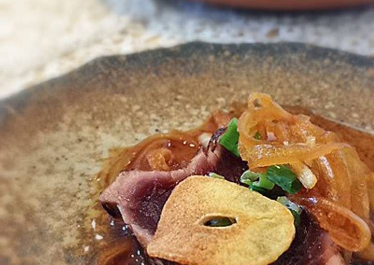 Recipe of Award-winning Simple and Delicious! Seared Bonito and Beef
