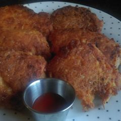 A picture of Mandys chorizo hash browns.