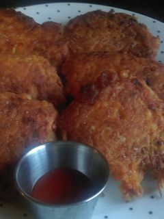A picture of Mandys chorizo hash browns.