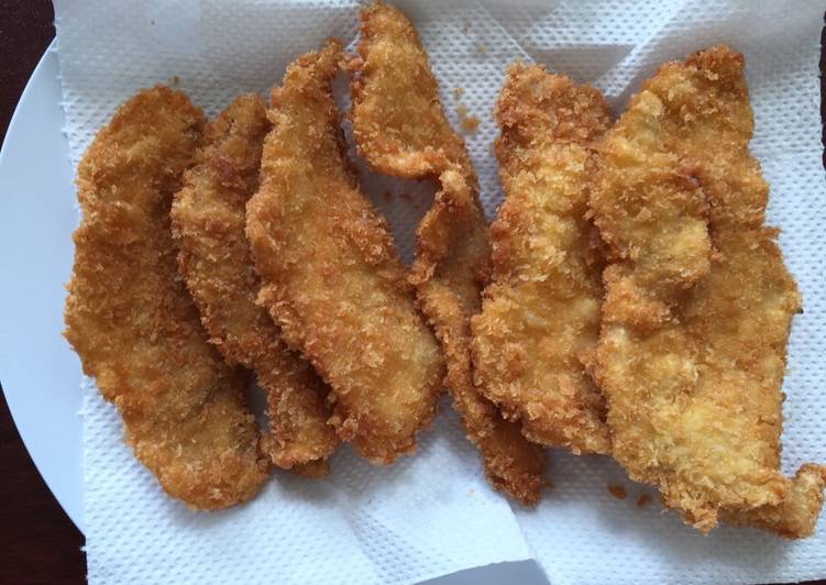 Resep Fillet ayam goreng tepung roti, tipis, renyah dan enak! yang Bisa Manjain Lidah