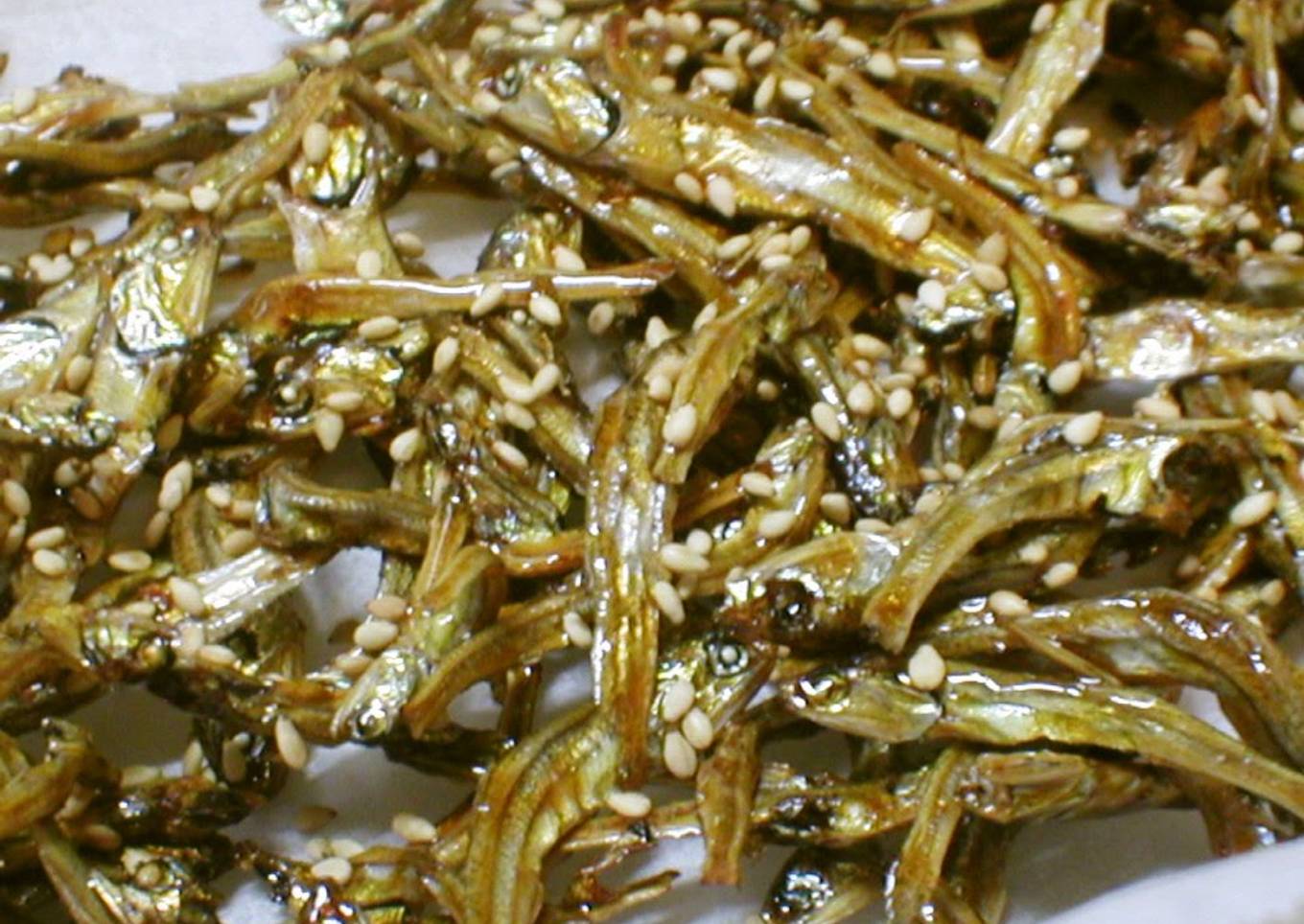Tazukuri (Dried Simmered Sardines) for Osechi