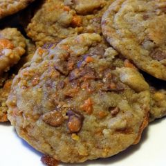 A picture of Irvixen's Chewy Butterfinger Cookies.