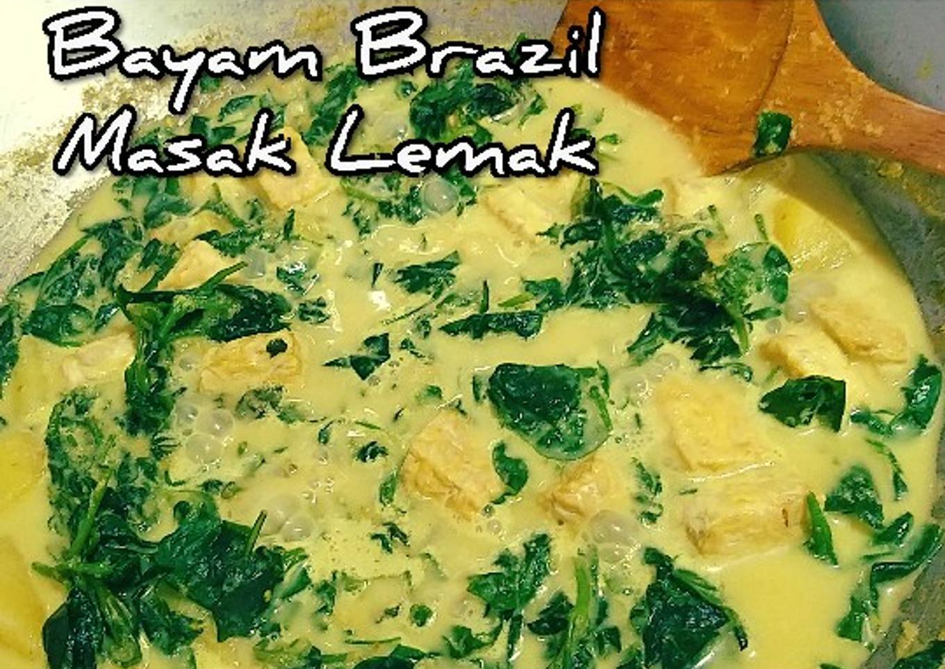 Resepi Bayam Brazil Masak Lemak Yang Boleh Manjain Lidah Dan Simpel ...