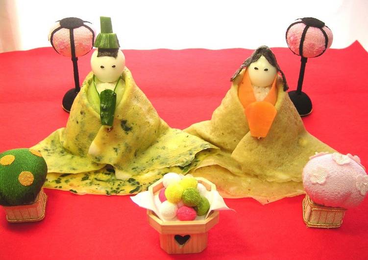 Hina Doll Sushi for Hinamatsuri Girls' Day