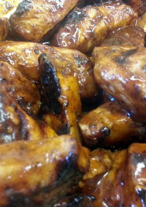 A picture of Boneless Root Beer Pork Ribs.