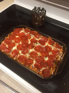 A picture of Turkey Pizza Pasta.