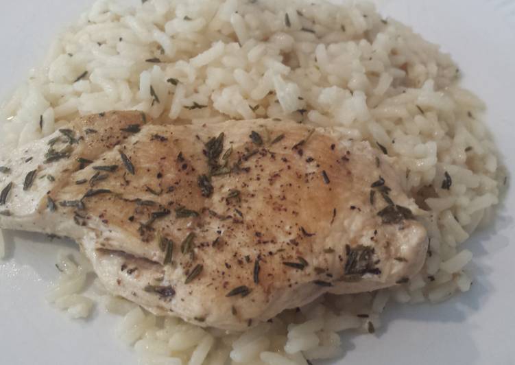 How to Make Any-night-of-the-week Garlic lime chicken and rice