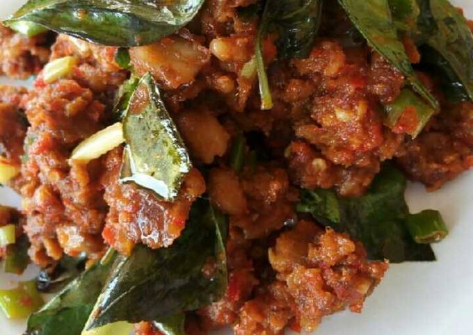 Sambal Oncom Goreng Kemangi