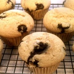 A picture of Vegan Blueberry Muffins.