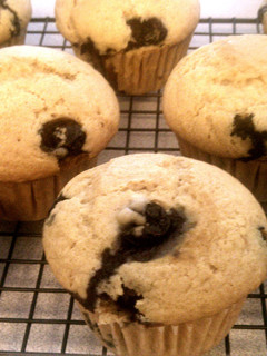A picture of Vegan Blueberry Muffins.