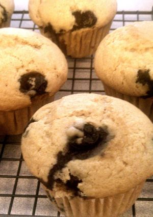 A picture of Vegan Blueberry Muffins.