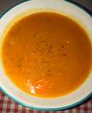 Sopa crema de calabaza y zanahoria 🥕