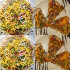 A picture of Homemade Pizza without an Oven.