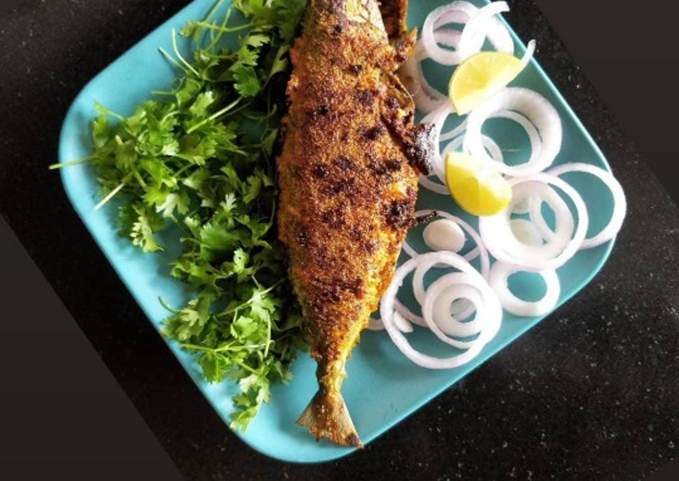 Fish Rawa Fry - Bangda (Malvani style)