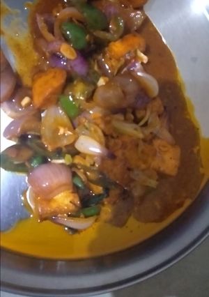 A picture of Chilli Paneer.