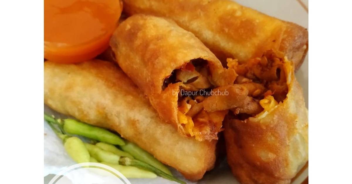 Resep Lumpia Usus Pedas Mantul Dan Untung Buat Dijual Oleh Sania