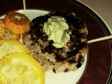 Spicy turkey burger
