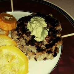 A picture of Spicy turkey burger.