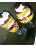 Strawberry short cake parfait