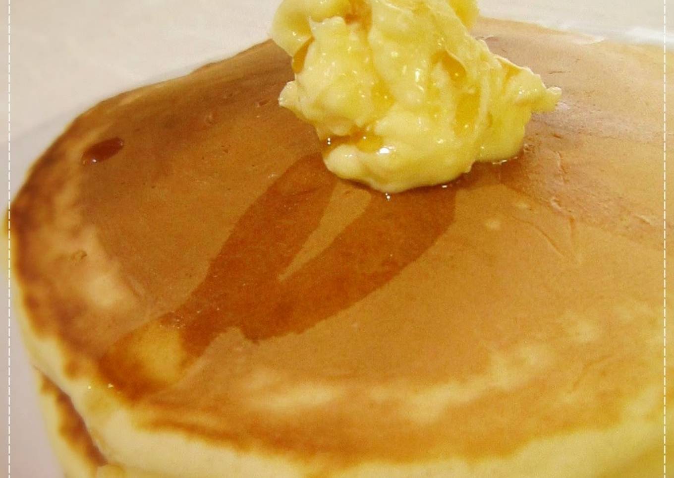 My easy pancakes with a soft and fluffy heart