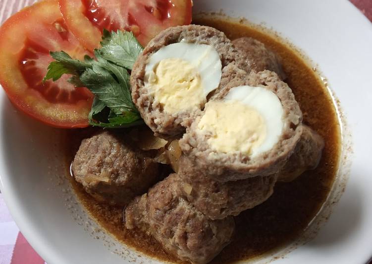 Rahasia Membuat Semur bola bola daging isi telur puyuh Anti Gagal