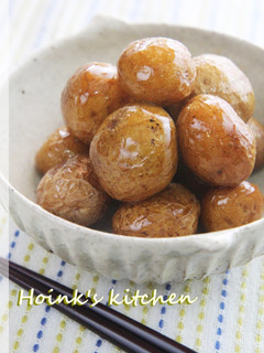 A picture of Deep-Fried and Simmered New Potatoes.