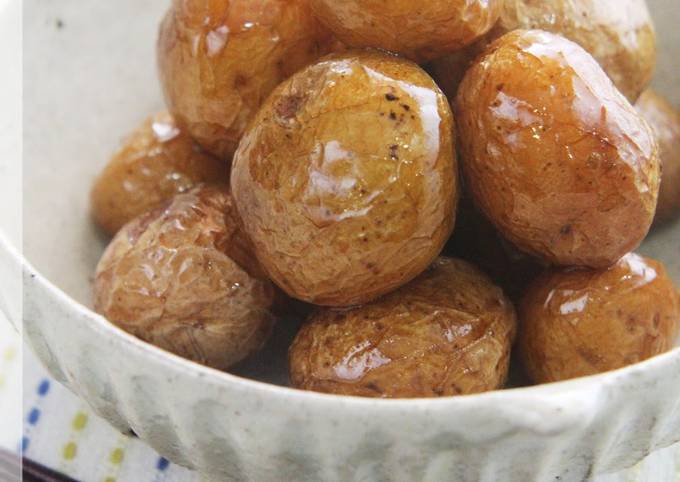 Deep Fried And Simmered New Potatoes Recipe By Cookpadjapan Cookpad 7460