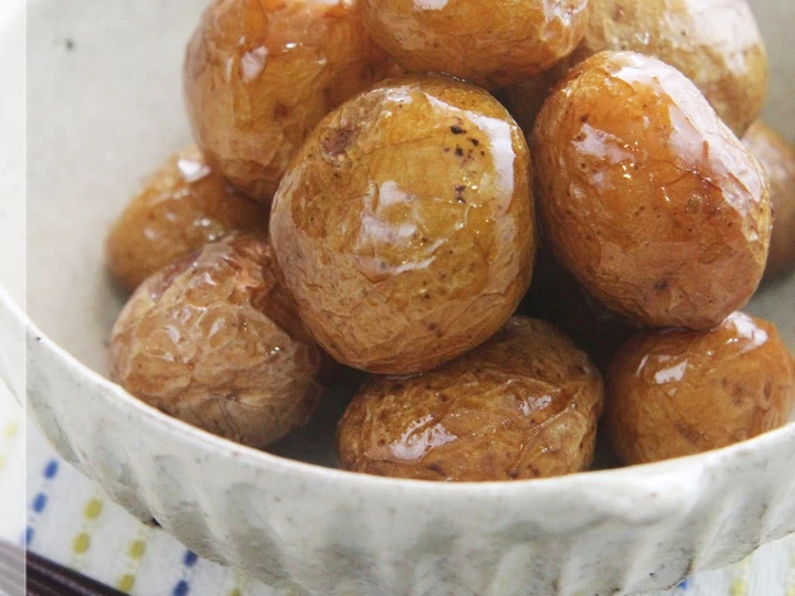 Easy Steps to Prepare Deep-Fried and Simmered New Potatoes the So Delicious Tasty