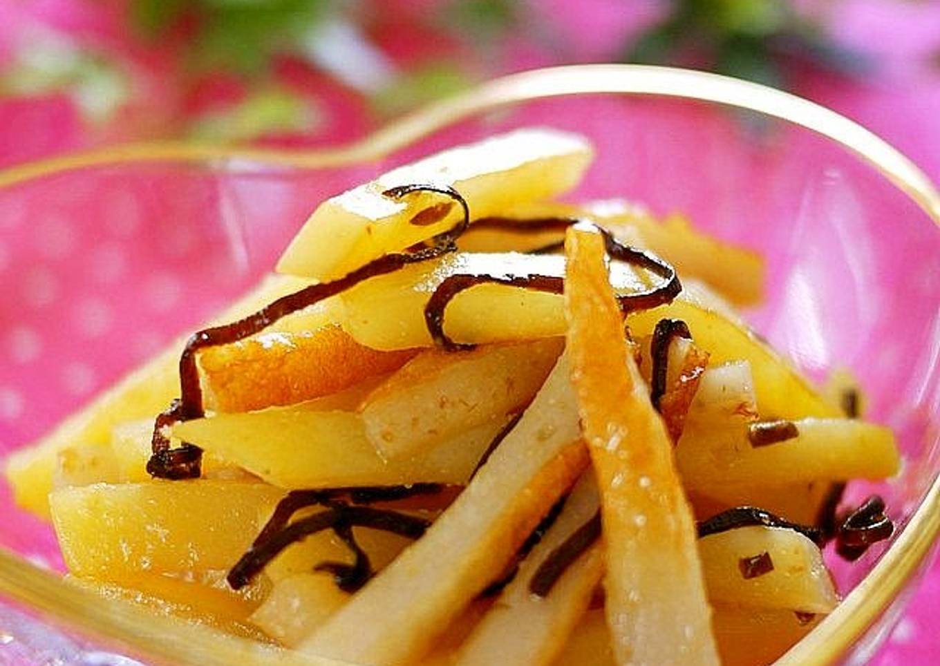 Potato, Chikuwa, and Shio-Kombu Aglio, Olio e Peperoncino