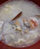 海瓜子鮮蝦粥