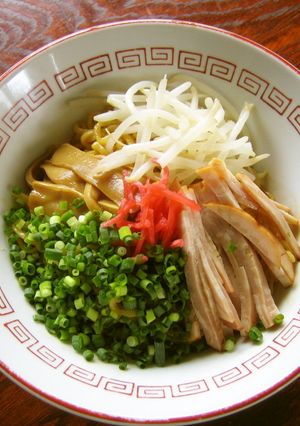 A picture of Rich and Flavorful Abura Soba (Oil Noodles).