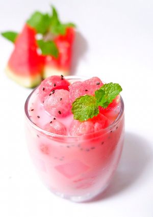 Foto resep Es Semangka Susu