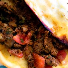 A picture of Lahmajoun / Lahm-Ajun / Lahm-Ajeen.