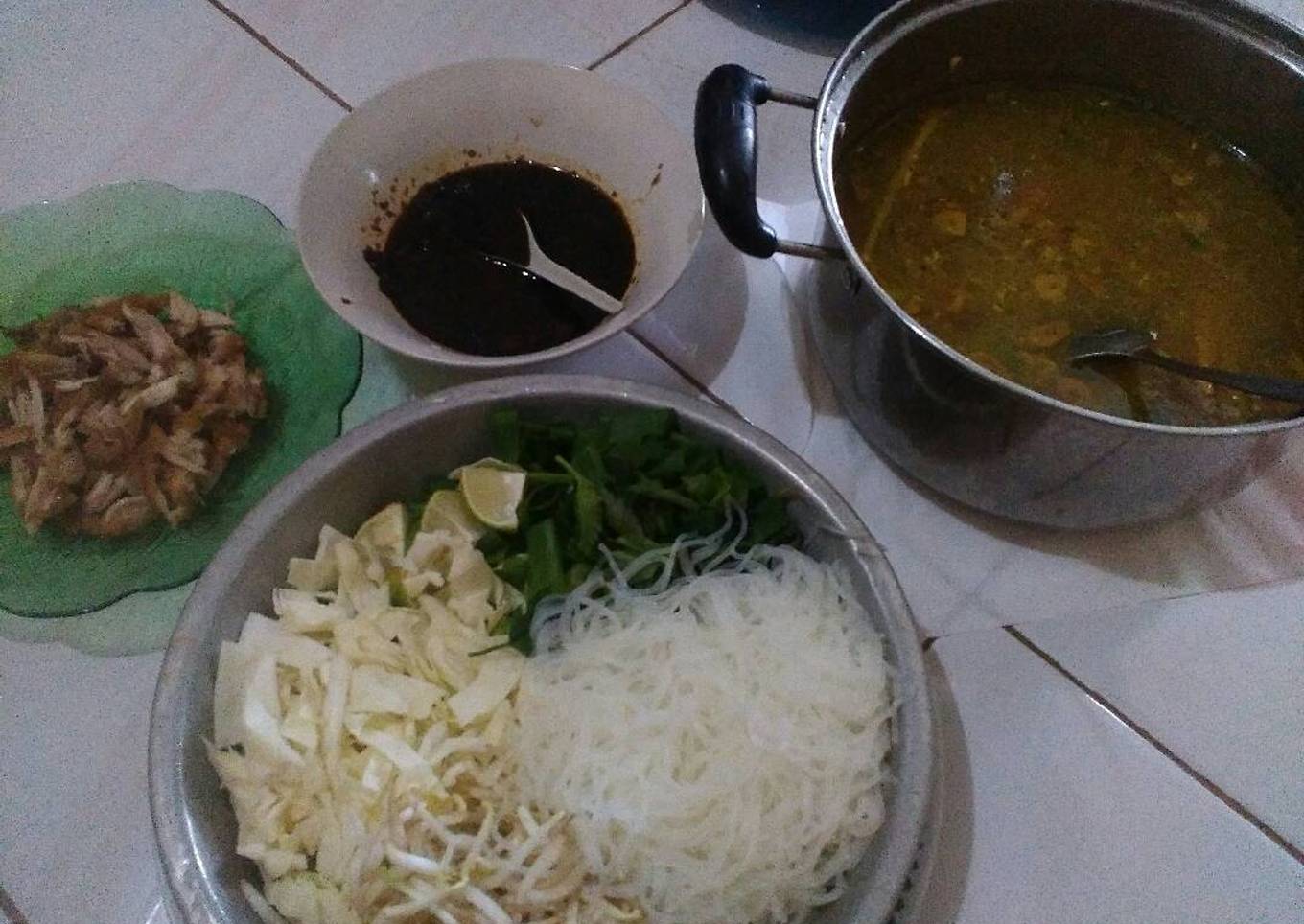 Soto ayam simple